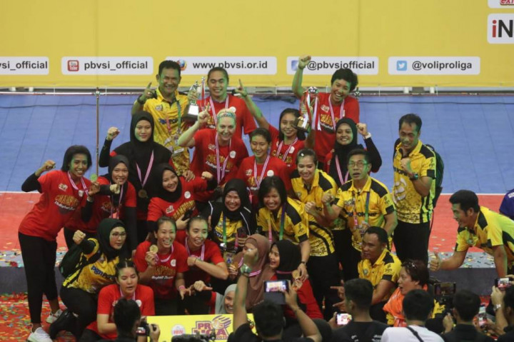Final Sengit, Popsivo Jadi Jawara Proliga 2019
