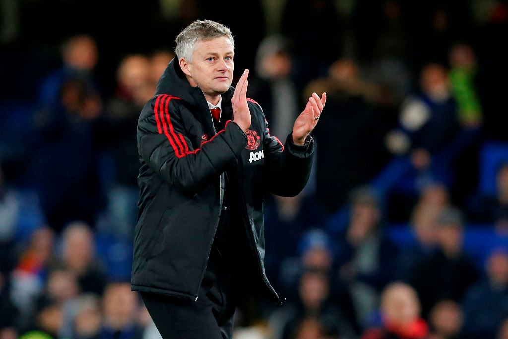 Pelatih interim Manchester United, Ole Gunnar Solskjaer (AFP/Ian Kington)