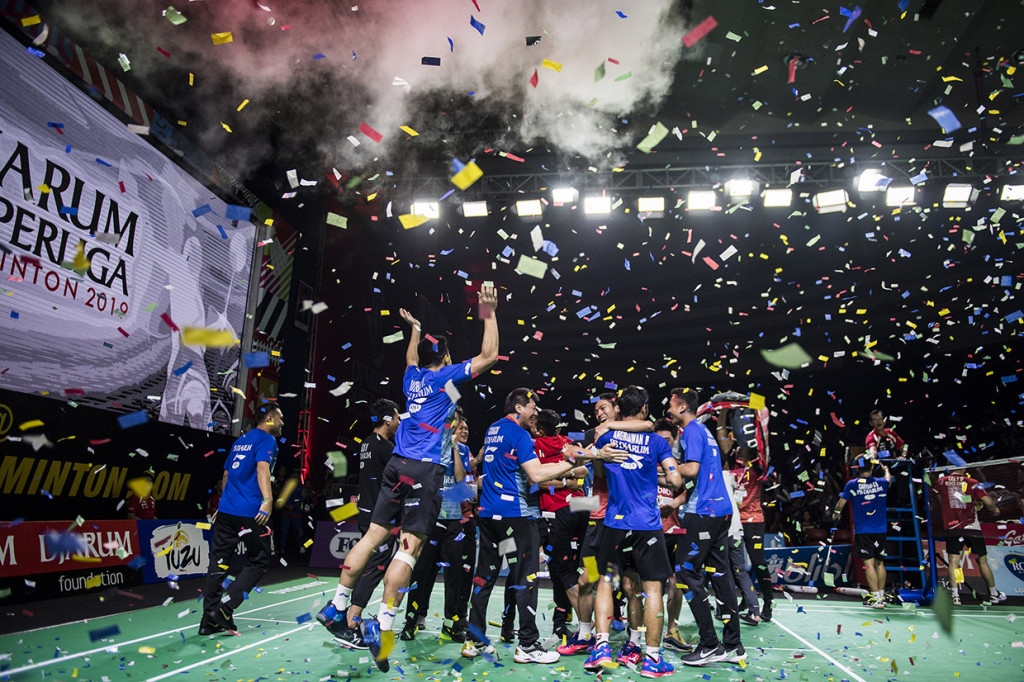 Kalahkan Musica Trinity, Djarum Kudus Juara Superliga Badminton 2019