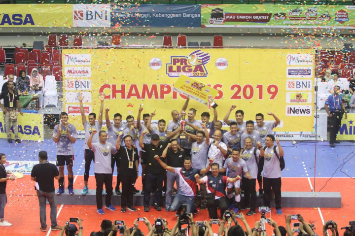 Kalahkan BNI 46, Samator Sabet Juara Proliga Ke-Tujuh