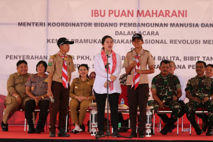 Menteri Puan Sebut Kemah Revolusi Mental Landak Terbaik se-Indonesia