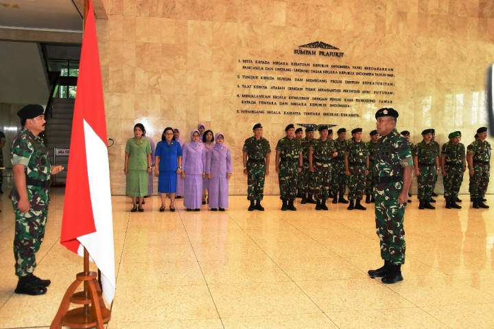 35 Perwira TNI Naik Pangkat