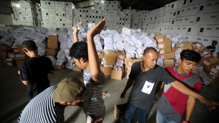 542 Juta Surat Suara Rampung Dicetak