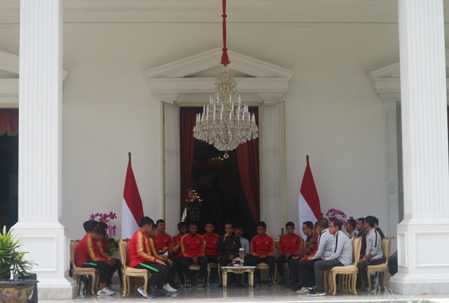 Bertemu Presiden, Indra Sjafri Janjikan Medali Emas di SEA Games 2019