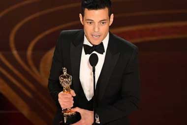 Pidato Rami Malek Saat Menerima Piala Oscar Disensor Media Tiongkok
