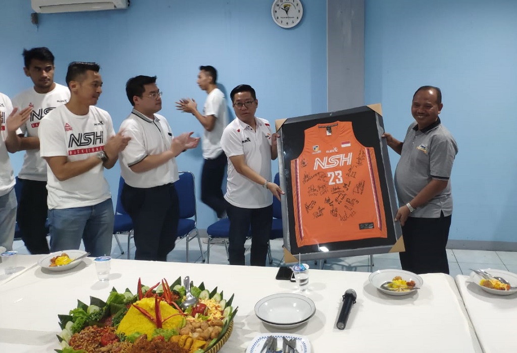 Acara syukuran NSH Jakarta usai lolos semifinal IBL 2018-2019 (Istimewa)