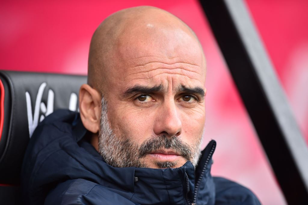 Pelatih Manchester City, Pep Guardiola (AFP/Glyn Kirk)