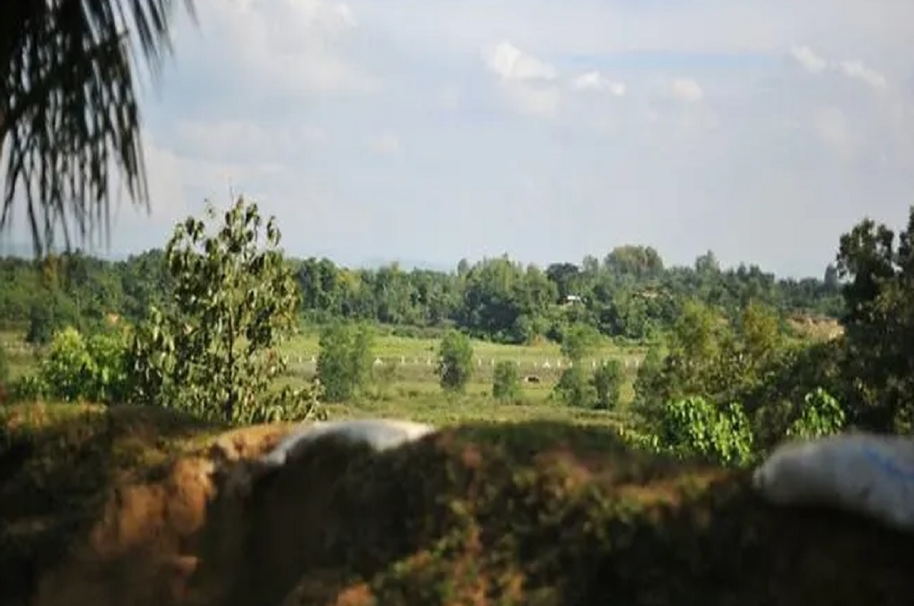 Perbatasan Myanmar dekat Naikhongchhari, Bangladesh. (Foto: AFP/Sam Jahan)