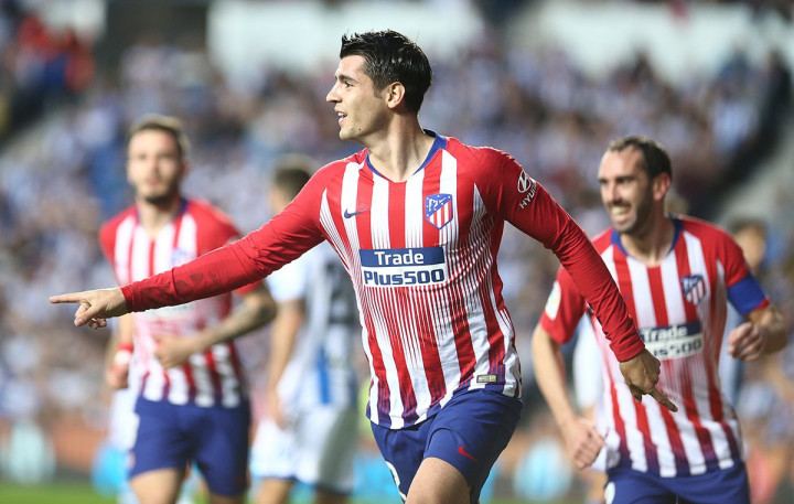 Dua Gol Morata Bantu Atletico Hancurkan Real Sociedad