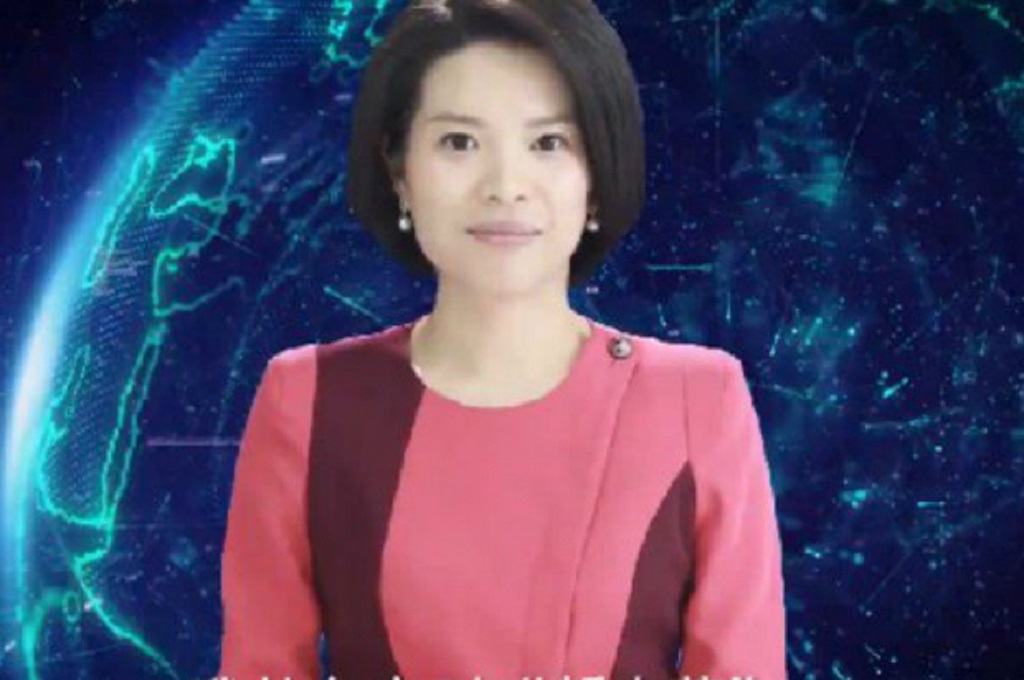 First female robot host appears in Chinese media