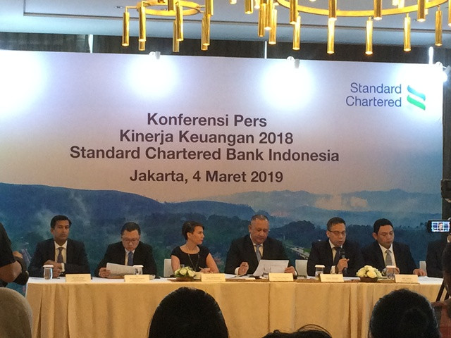 Laba Bersih Standard Chartered Tumbuh 3 Kali Lipat di 2018