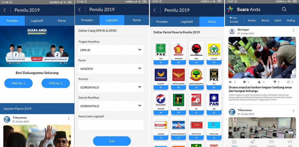 Suara Anda, Agregtator Berita Sekaligus Pantau Pemilu 2019