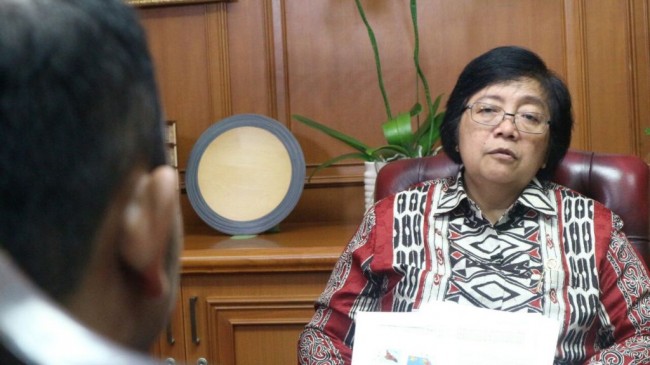 Menteri Lingkungan Hidup dan Kehutanan Siti Nurbaya - Medcom.id/Dheri Agriesta.