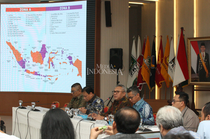 KPU Undi Zonasi Kampanye Rapat Umum Pemilu