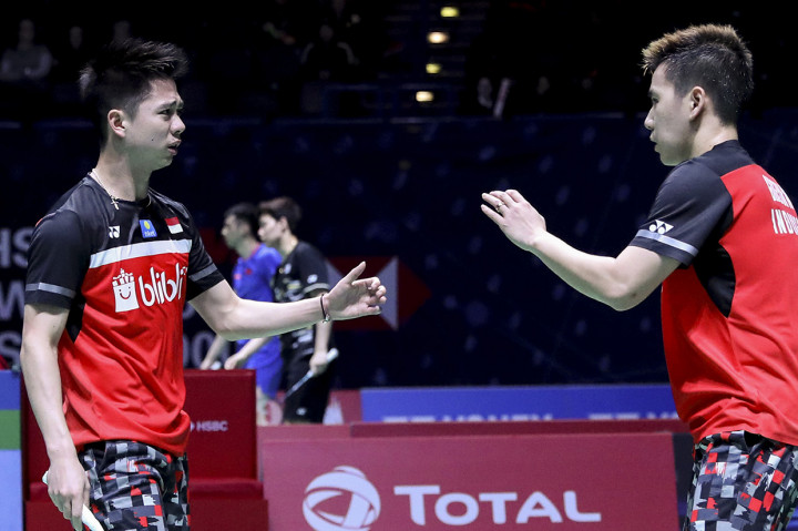 Marcus/Kevin Angkat Koper dari All England 2019