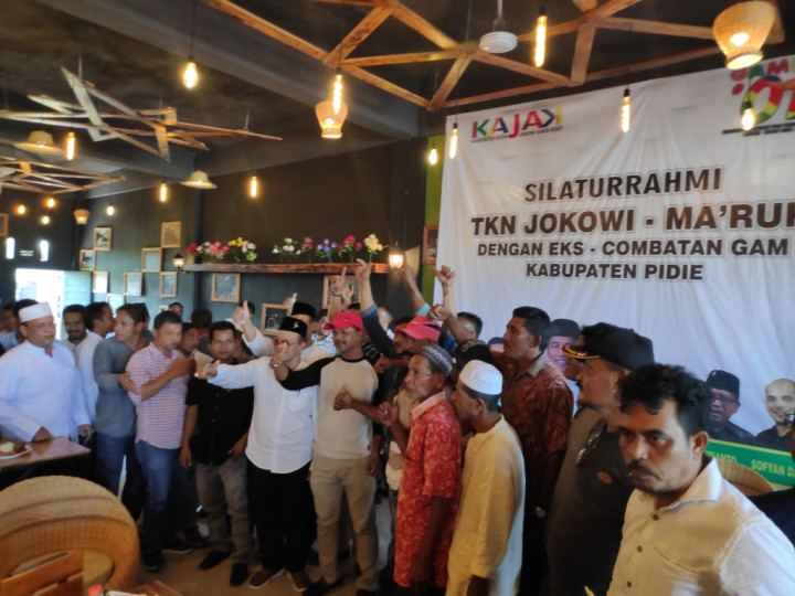 Eks Kombatan GAM Lebih Percaya Jokowi-Ma'ruf