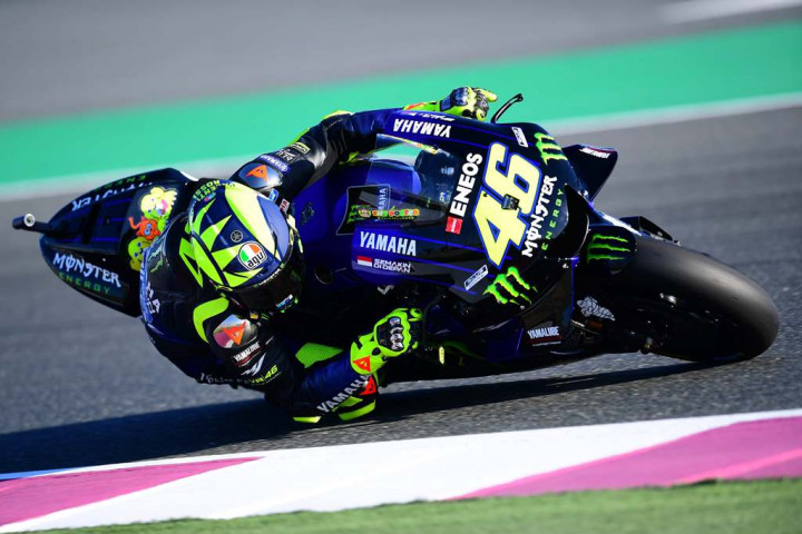 Rossi Pimpin Latihan Bebas Pertama