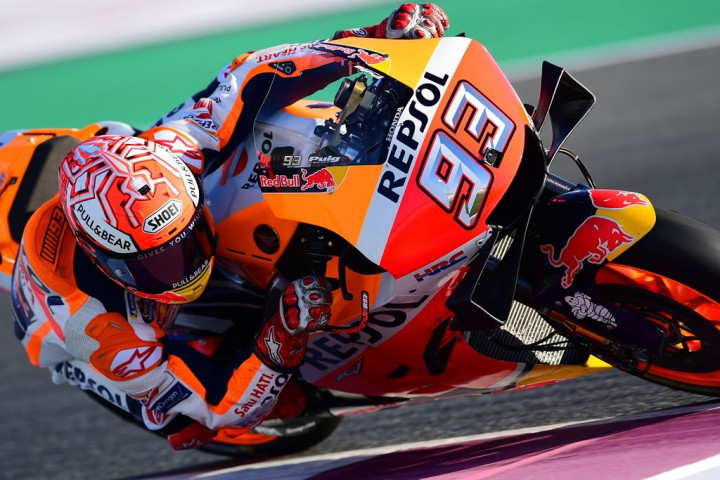 Meski Terjatuh, Marquez tetap Pimpin FP3 MotoGP Qatar