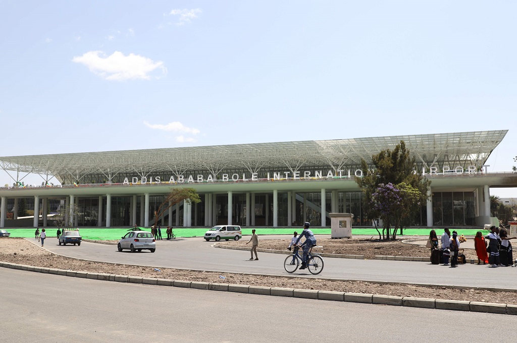 Bandara Internasional Addis Ababa Bole di Addis Ababa, Ethiopia. (Foto: AFP/MICHAEL TEWELDE)