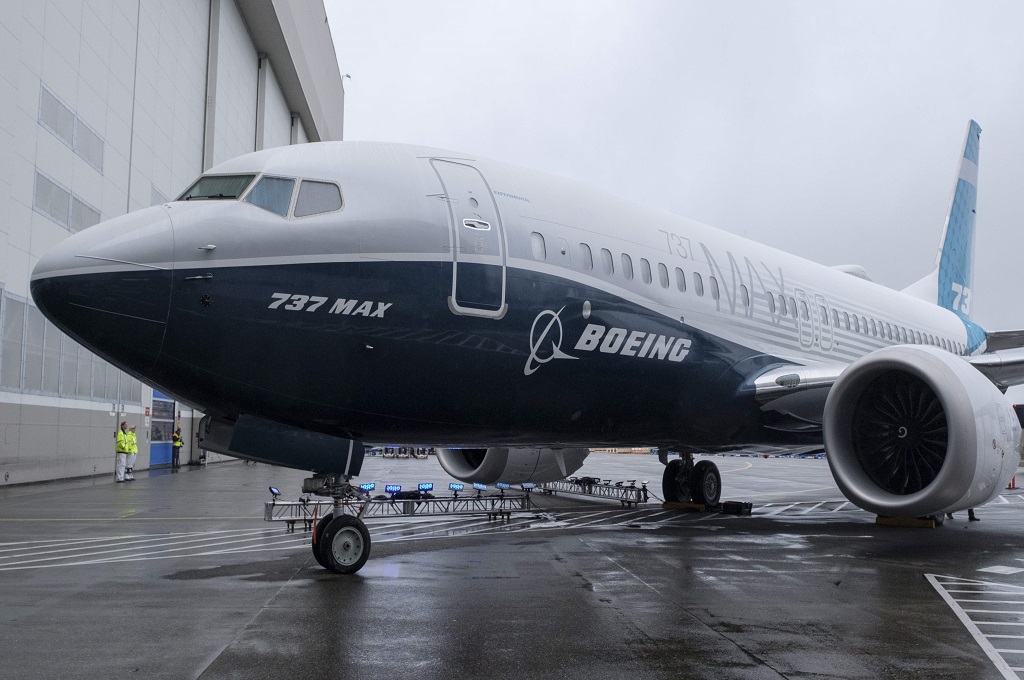 Pesawat Boeing tipe 737 Max. (Foto: AFP/STEPHEN BRASHEAR)