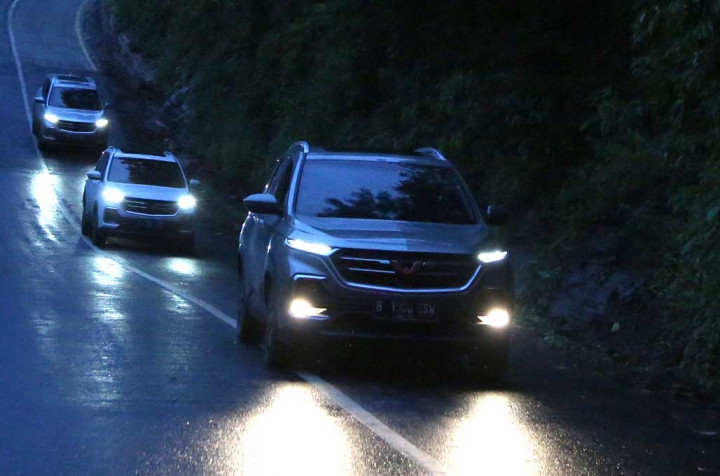 Meliuk Seru di Jalur Ekstrim Ciletuh ala Wuling Almaz