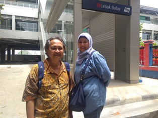 Pengguna MRT Menanti Lahan Parkir Memadai