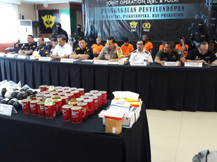 Penyelundupan Sabu dalam Saus Tomat Digagalkan