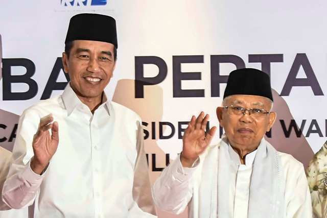 Jokowi dan Kiai Ma'ruf Atur Strategi untuk Debat Cawapres