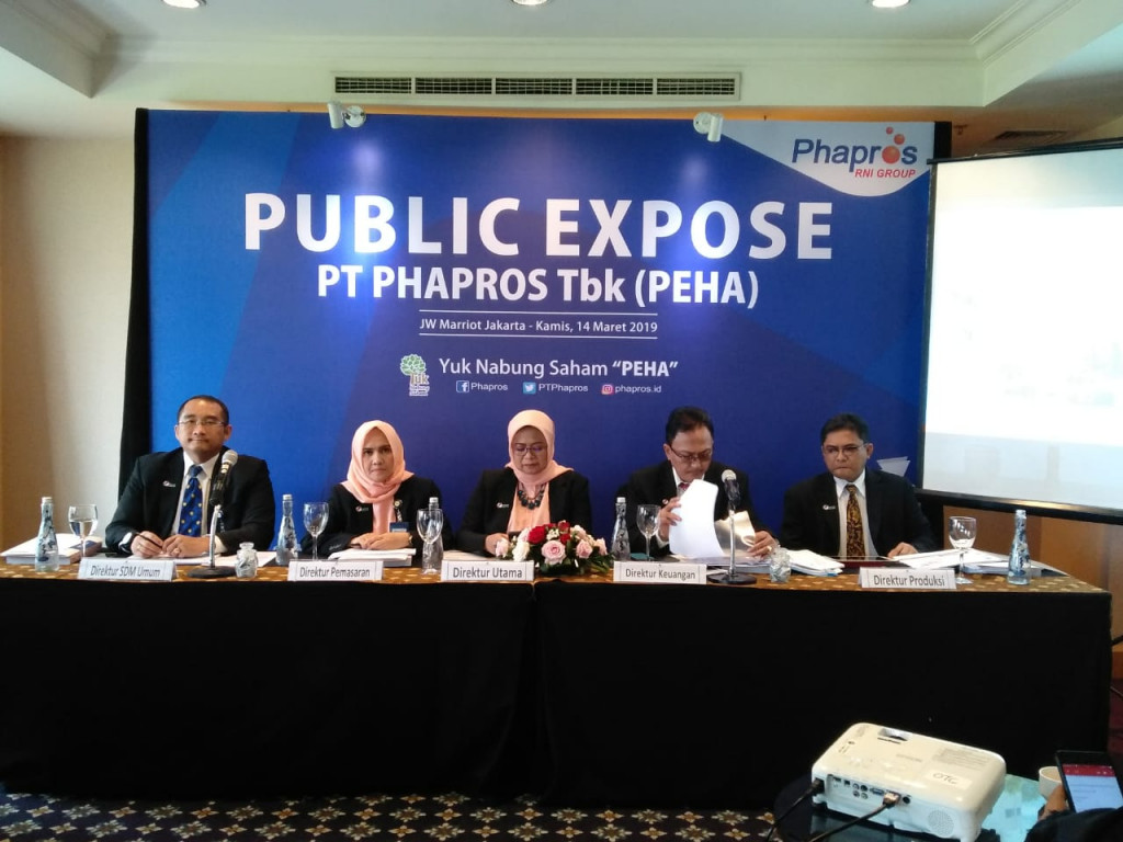 Paparan Kinerja PT Phapros Tbk (PEHA). Medcom/Desi. 