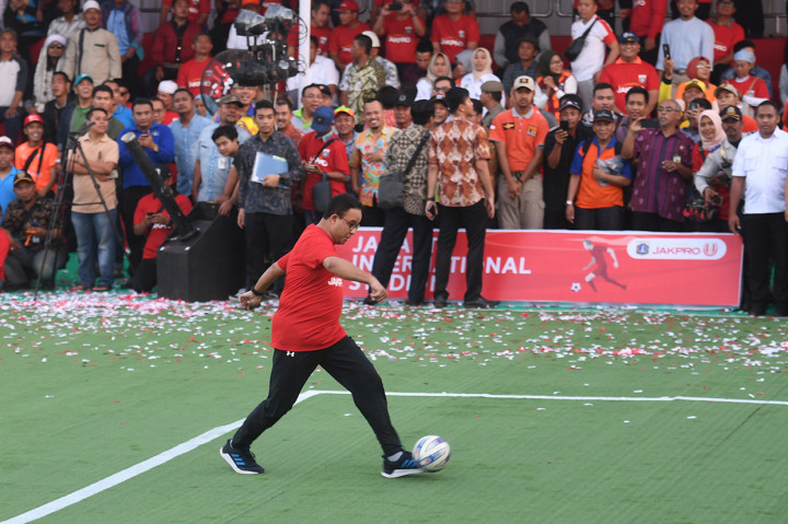 Kick Off Anies Tandai Dimulainya Pembangunan Jakarta International Stadium