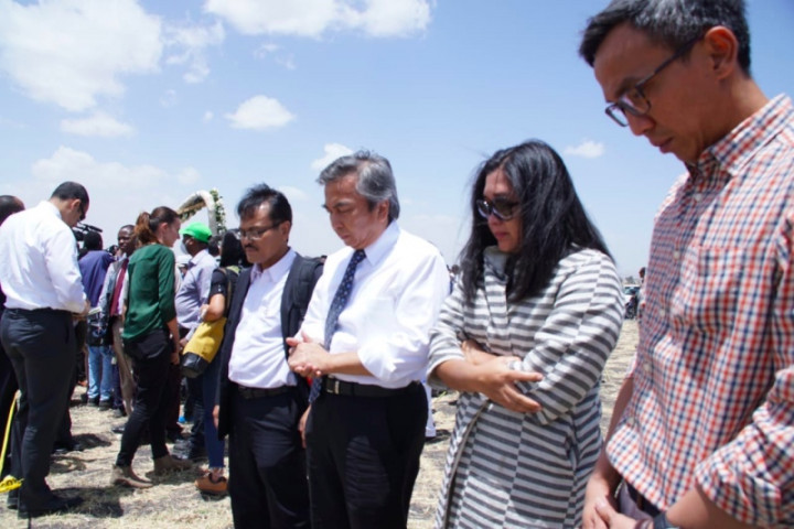 Dubes RI Kunjungi Lokasi Jatuhnya Pesawat Ethiopian Airlines