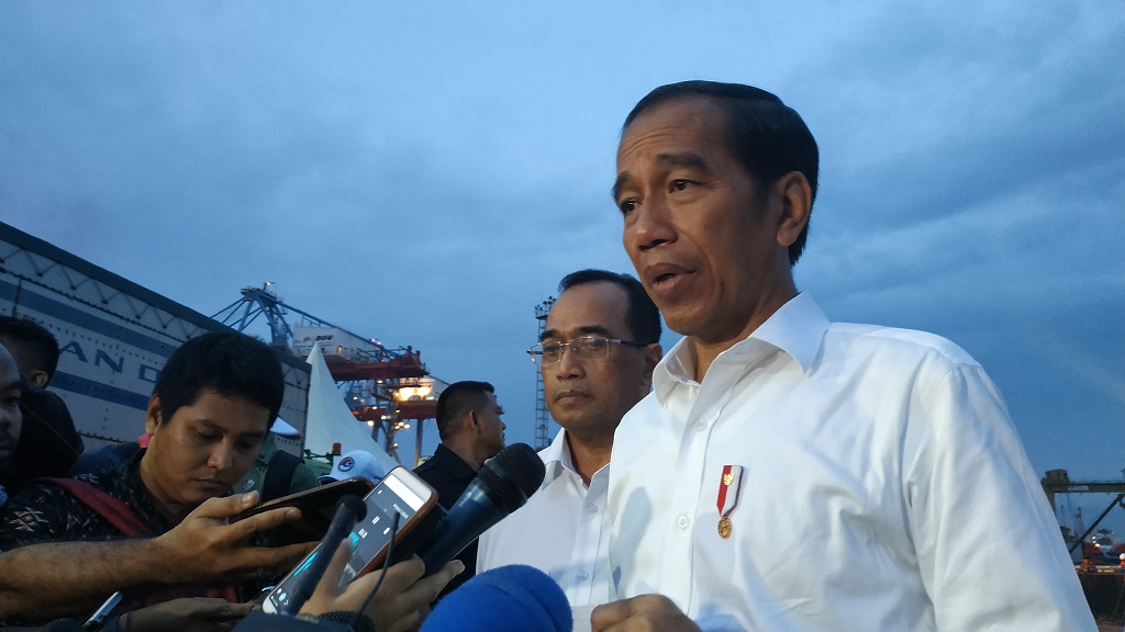 Jokowi Mengantar Ma'ruf Amin Hingga Panggung Debat