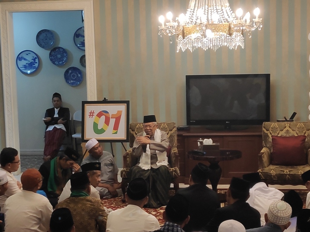 Ma'ruf Memulai Debat dengan Tiga Kartu Sakti