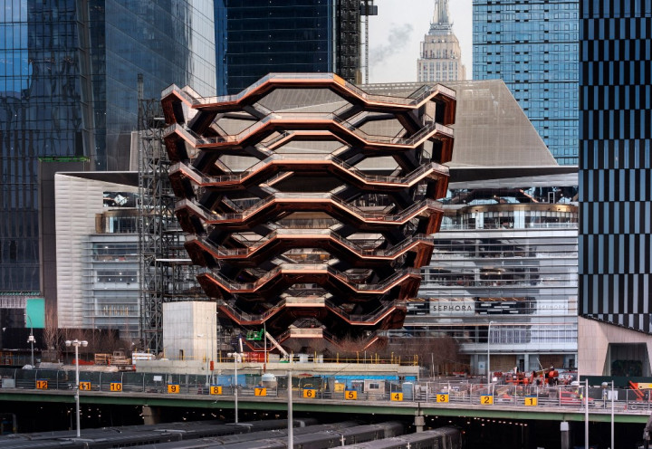 Bangunan Mirip Sarang Lebah di Hudson Yards