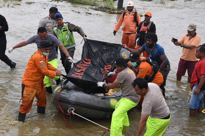 Korban Jiwa Banjir Bandang Sentani Jadi 89 Orang