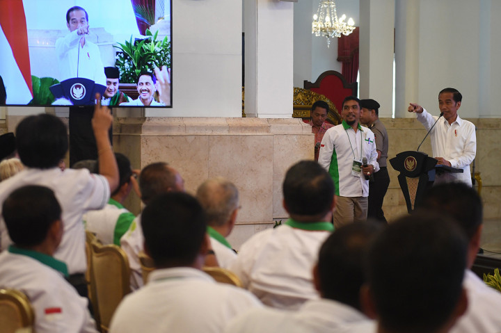 Jokowi Buka Rakor HKTI di Istana Negara