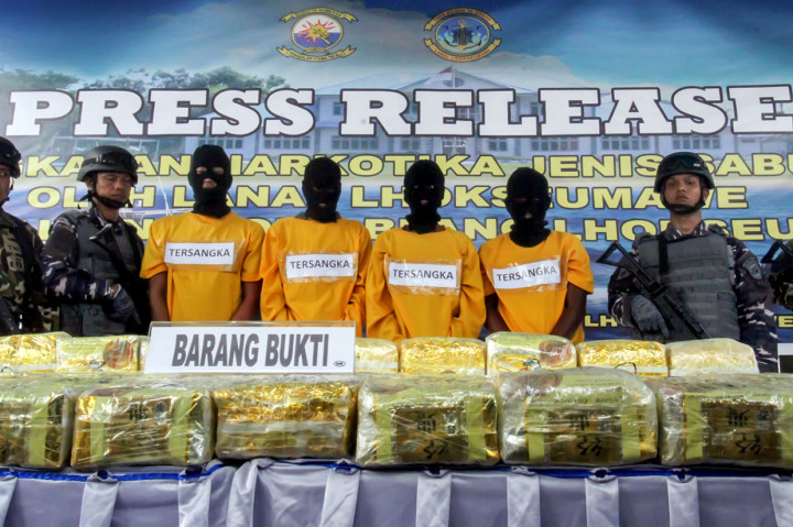 Lanal Lhokseumawe Gagalkan Penyelundupan 50 Kg Sabu