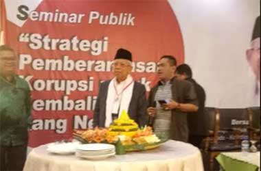 Ma'ruf: Korupsi Harus Diberantas Sampai ke Akar