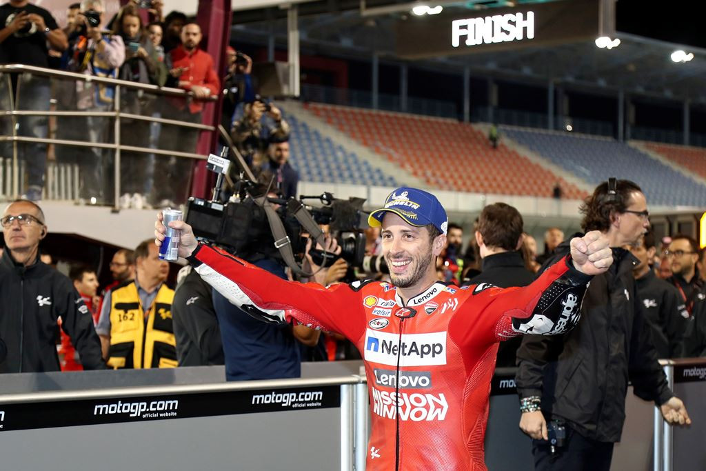 Pembalap Ducati, Andrea Dovizioso (AFP/Karim Jaafar)