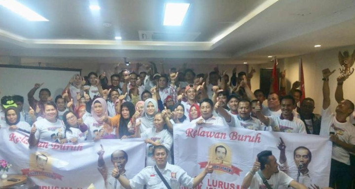 Relawan Buruh Berikrar Menangkan Jokowi-Ma'ruf