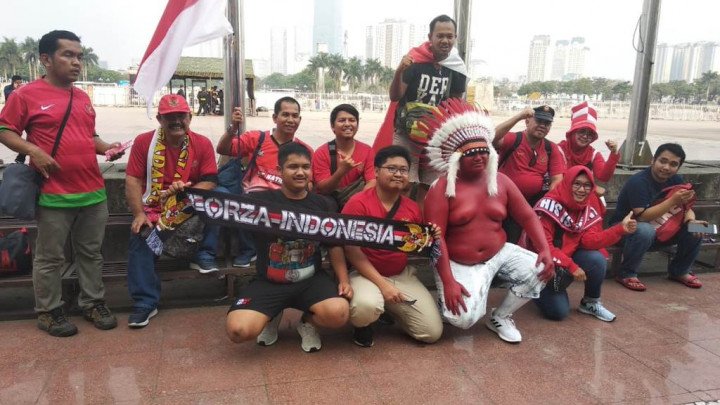 Suporter Indonesia Mulai Padati Stadion My Dinh