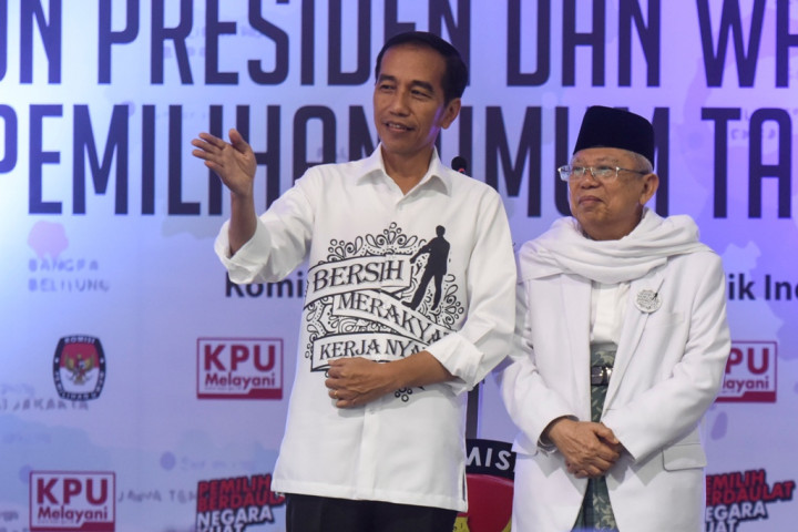  Ratusan Nelayan di Padang Dukung Jokowi-Maruf Amin