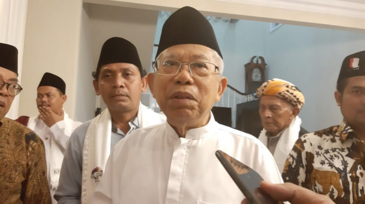 Ma'ruf  Minta Dukungan Warga NU Banten