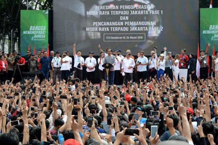 Jokowi Minta MRT Fase II Langsung Dilanjutkan