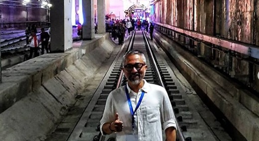 Lukman Sardi Bangga Jakarta Punya Kereta Cepat MRT