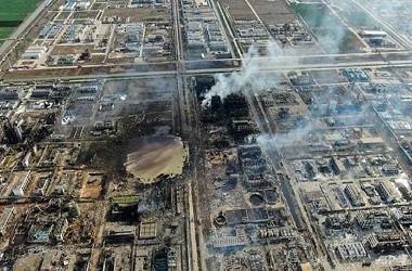 Korban Ledakan Pabrik di Tiongkok Jadi 64 Orang