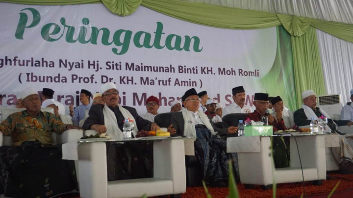 Kiai Ma'ruf Berdoa Agar Dimudahkan Jelang Hari Pencoblosan