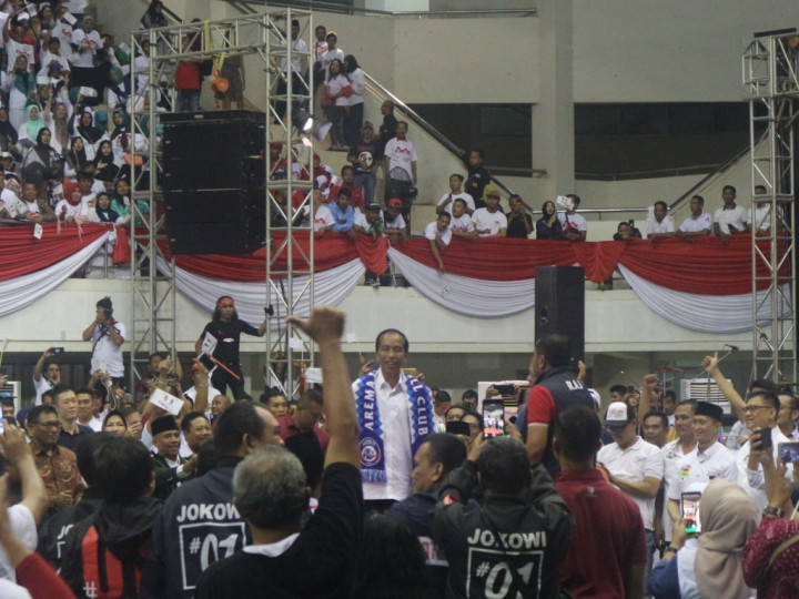 Salam Satu Jiwa Jokowi Buat Malang Bergemuruh