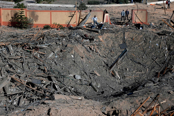 Serangan Udara Israel Hancurkan Beberapa Bangunan di Kota Gaza