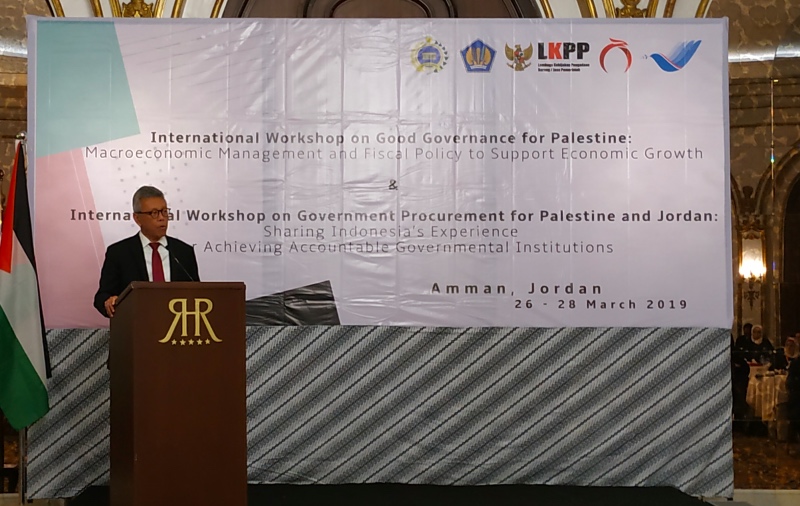 Duta Besar RI untuk Kerajaan Yordania Hasyimiah dan Negara Palestina, Andy Rachmianto. (Foto: Desi Angriani).